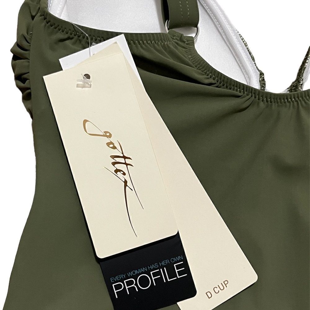 GOTTEX Tankini Swim Top, 32D - Picture 5 of 11